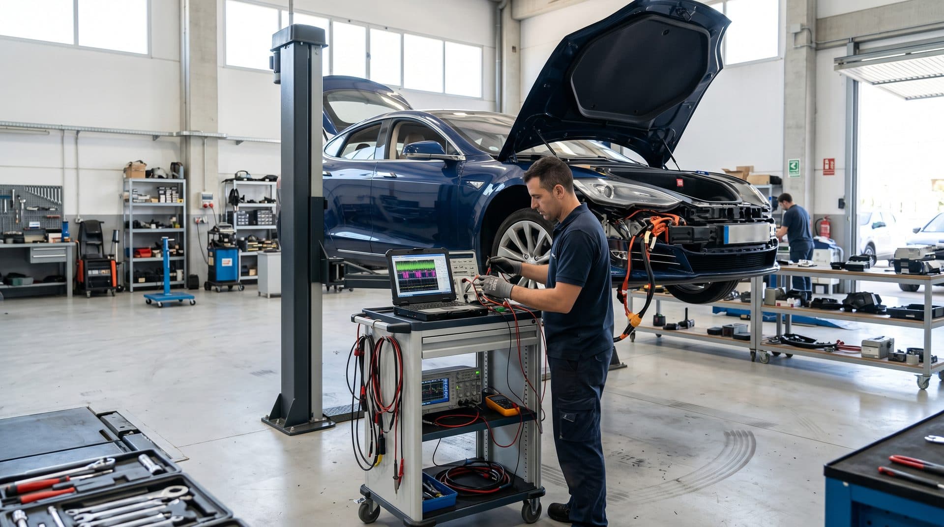 Taller eléctrico de coches en San Sadurniño, Ferrol y Narón